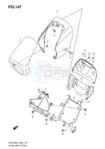 VZR 1800 Z drawing HEADLAMP COVER L2