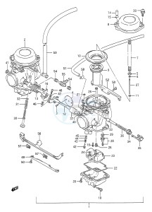 GS500E (E28) drawing CARBURETOR