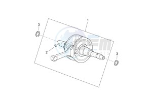 Scarabeo 125-200 Light carb. drawing Drive shaft