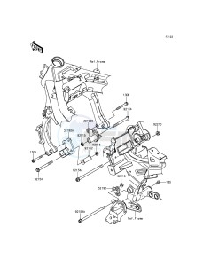 ER-6F EX650EEF XX (EU ME A(FRICA) drawing Engine Mount