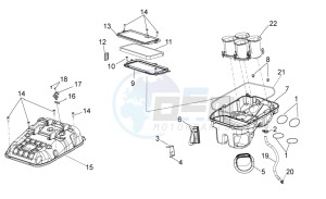 Tuono 1000 v4 R Std APRC drawing Air box