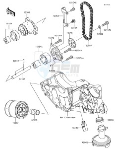 VERSYS 650 ABS KLE650FHF XX (EU ME A(FRICA) drawing Oil Pump