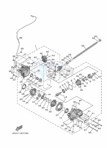 YXE850ENS YXE85WPLK (B8K8) drawing FRONT DIFFERENTIAL