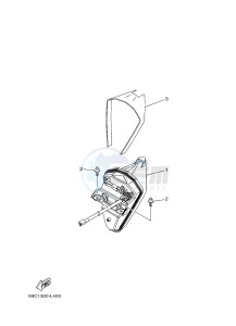 XP500 T-MAX 530 (59CF) drawing TAILLIGHT