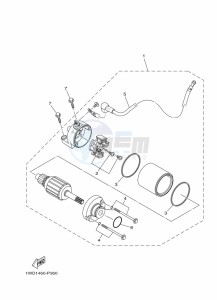 YZF320-A YZF-R3 (B2XF) drawing STARTING MOTOR