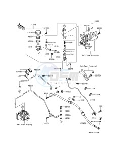 NINJA ZX-10R ABS ZX1000KFFA FR XX (EU ME A(FRICA) drawing Rear Master Cylinder