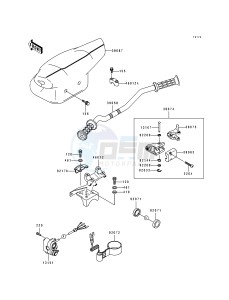 JF 650 B [TS] (B8) [TS] drawing HANDLEBAR