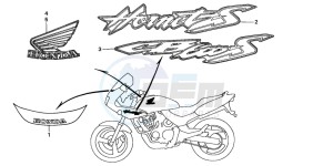 CB600F HORNET drawing MARK (2)