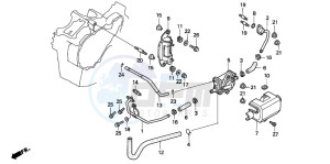 VT1100C drawing AIR SUCTION VALVE