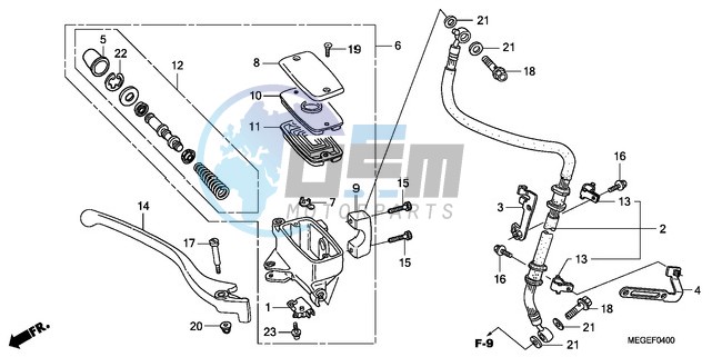 FRONT BRAKE MASTER CYLINDER