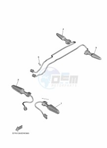 MT-09 SP MTN890D (BAM1) drawing FLASHER LIGHT