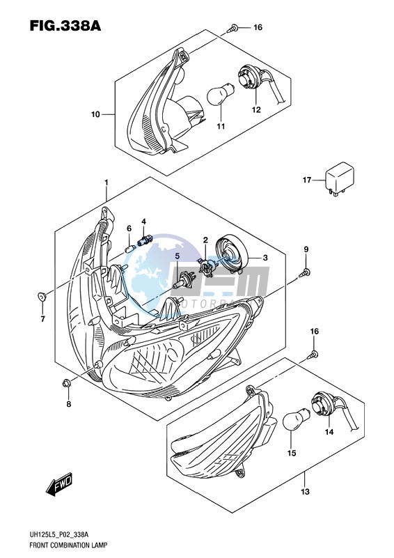 FRONT COMBINATION LAMP