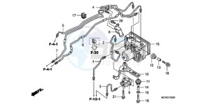 CBF600NA9 UK - (E / ABS MKH) drawing ABS MODULATOR