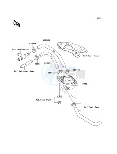 KVF750 4x4 KVF750-A1 EU GB drawing Fuel Pump