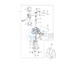 BW'S 50 drawing CARBURETOR