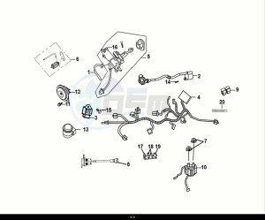 FIDDLE IV 50 (XG05W1-NL) (E5) (M1-M3) drawing WIRE HARNESS