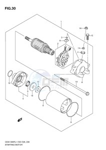 GSX1300R (E3-E28) Hayabusa drawing STARTING MOTOR