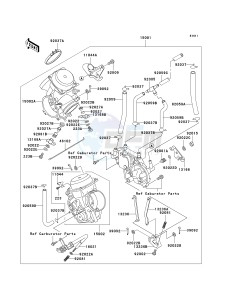 VN 750 A [VULCAN 750] (A15-A19) [VULCAN 750] drawing CARBURETOR