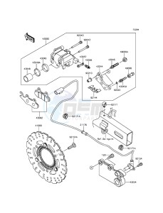 Z300_ABS ER300BFF XX (EU ME A(FRICA) drawing Rear Brake