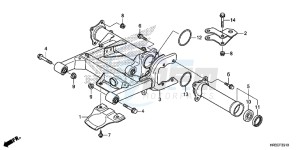 TRX420FA1F TRX420 Europe Direct - (ED) drawing SWINGARM