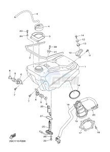 WR450F (2GC7 2GC8 2GC9 2GC9) drawing FUEL TANK