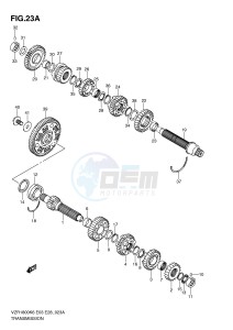 VZR1800 (E3-E28) INTRUDER drawing TRANSMISSION (MODEL L0)