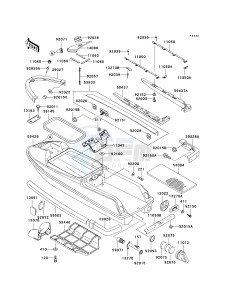 JS 750 C [SXI PRO] (C1-C5) [SXI PRO] drawing HULL -- JS750-C1- -