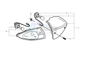 Fly 4T 50 drawing Taillight