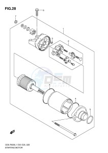 GSX-R600 (E3) drawing STARTING MOTOR