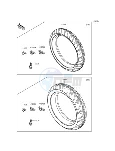 NINJA 250SL BX250AGFA XX (EU ME A(FRICA) drawing Tires