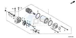 CBR1000RRE Fireblade 2ED drawing STARTER MOTOR