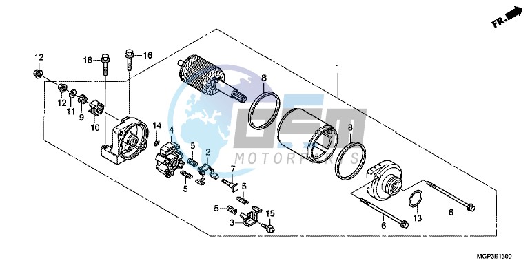 STARTER MOTOR