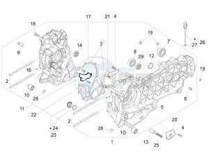 Liberty 150 4t e3 moc drawing Crankcase