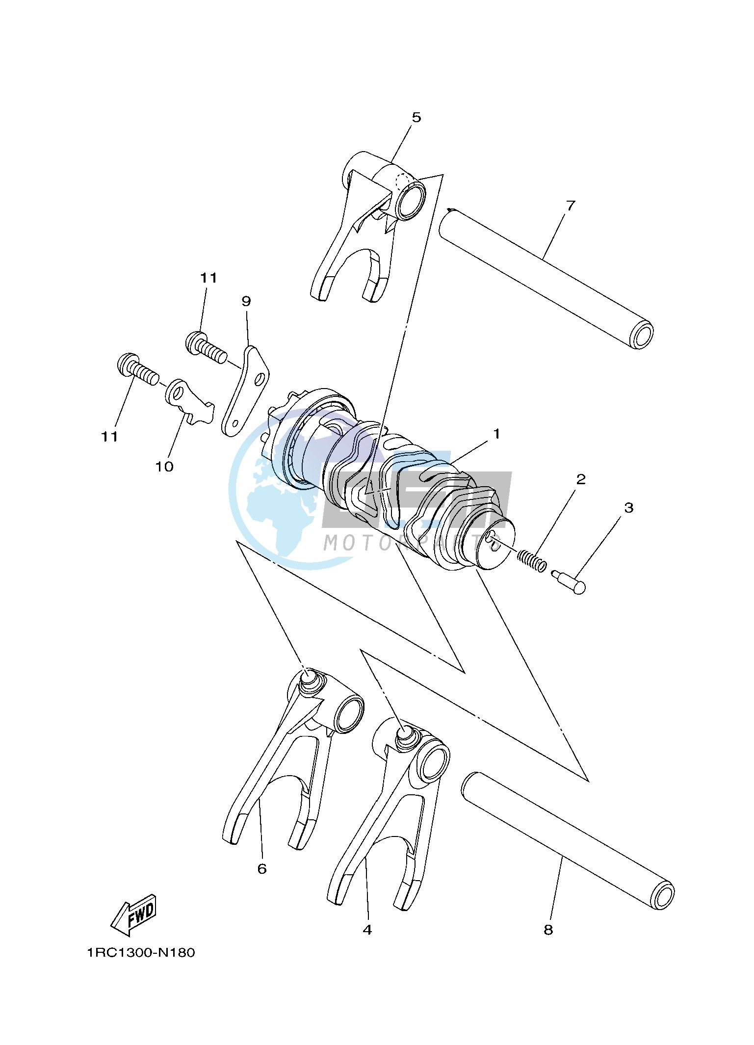 SHIFT CAM & FORK