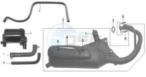 JET EURO X 50 E2 drawing EXHAUST