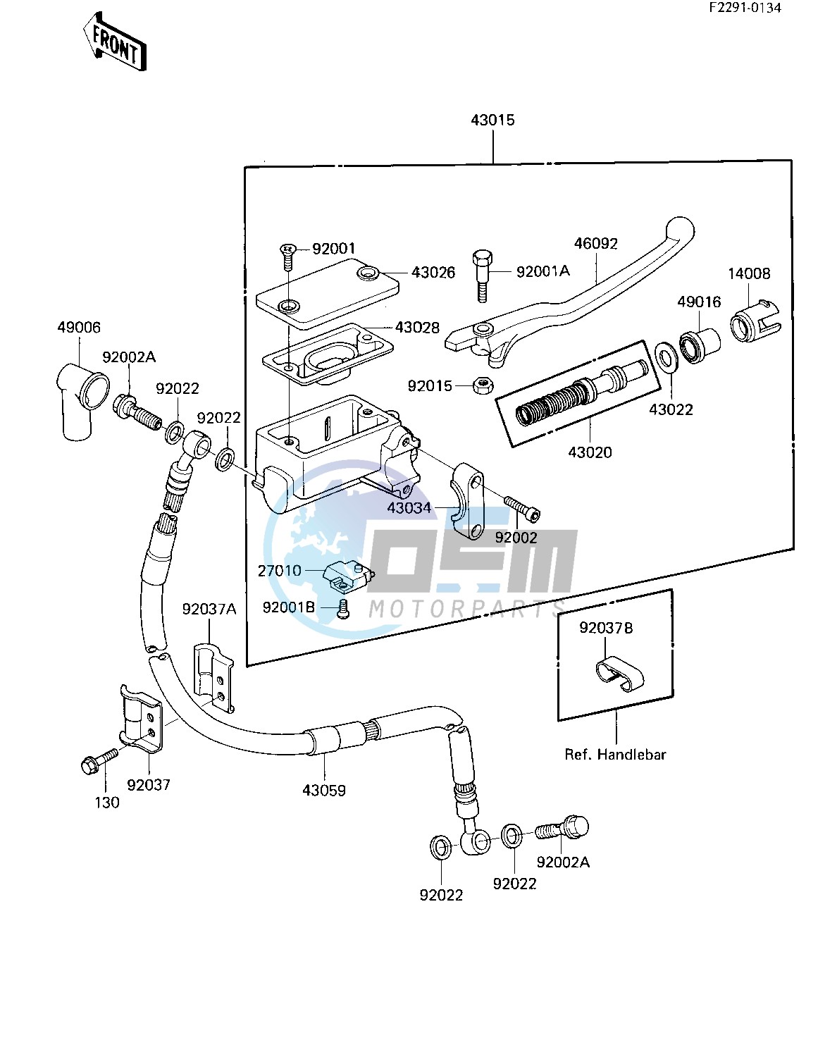 FRONT MASTER CYLINDER