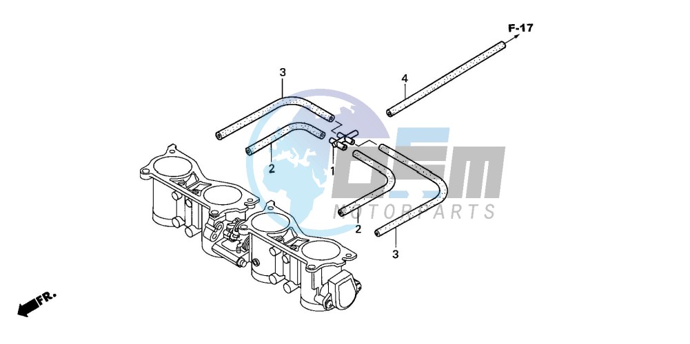 THROTTLE BODY (TUBING)