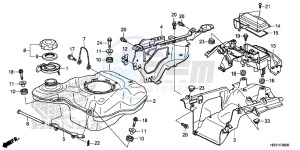 TRX420FA1H TRX420 ED drawing FUEL TANK