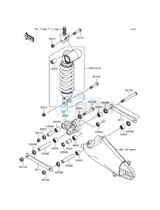 NINJA_ZX-6R ZX636EEF FR GB XX (EU ME A(FRICA) drawing Suspension/Shock Absorber