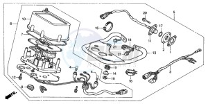 TRX250 RECON drawing METER