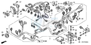 CB600FA9 France - (F / ABS CMF 25K) drawing WIRE HARNESS