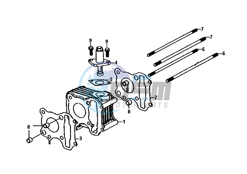 CYLINDER / FIDDLE II 50 (25 KM/H) (AF05W4-NL) (E4) (L8-M0)