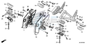 CBR500RAF CBR500R UK - (E) drawing STEP