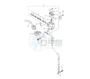 YZ LC 250 drawing FRONT MASTER CYLINDER