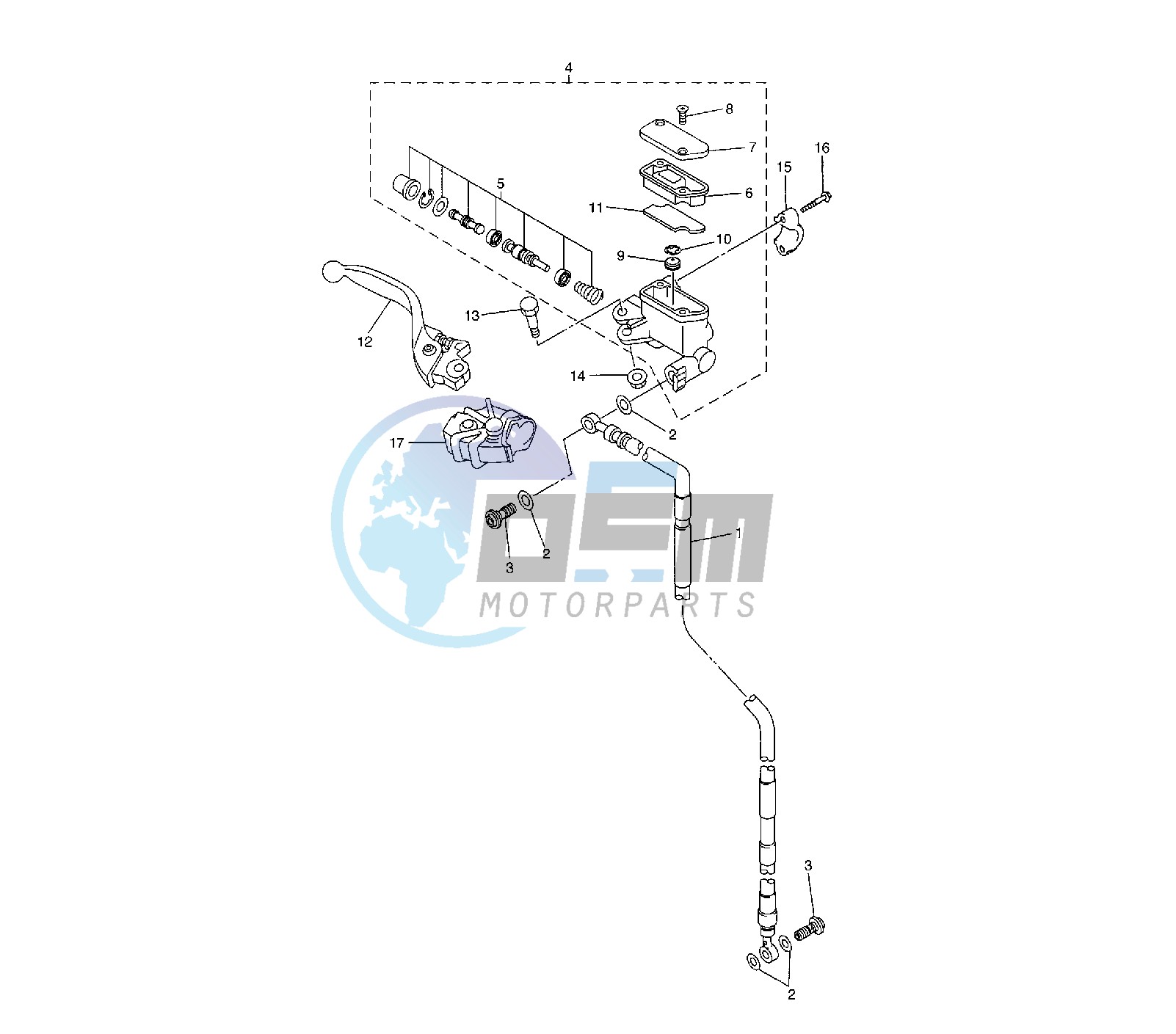 FRONT MASTER CYLINDER