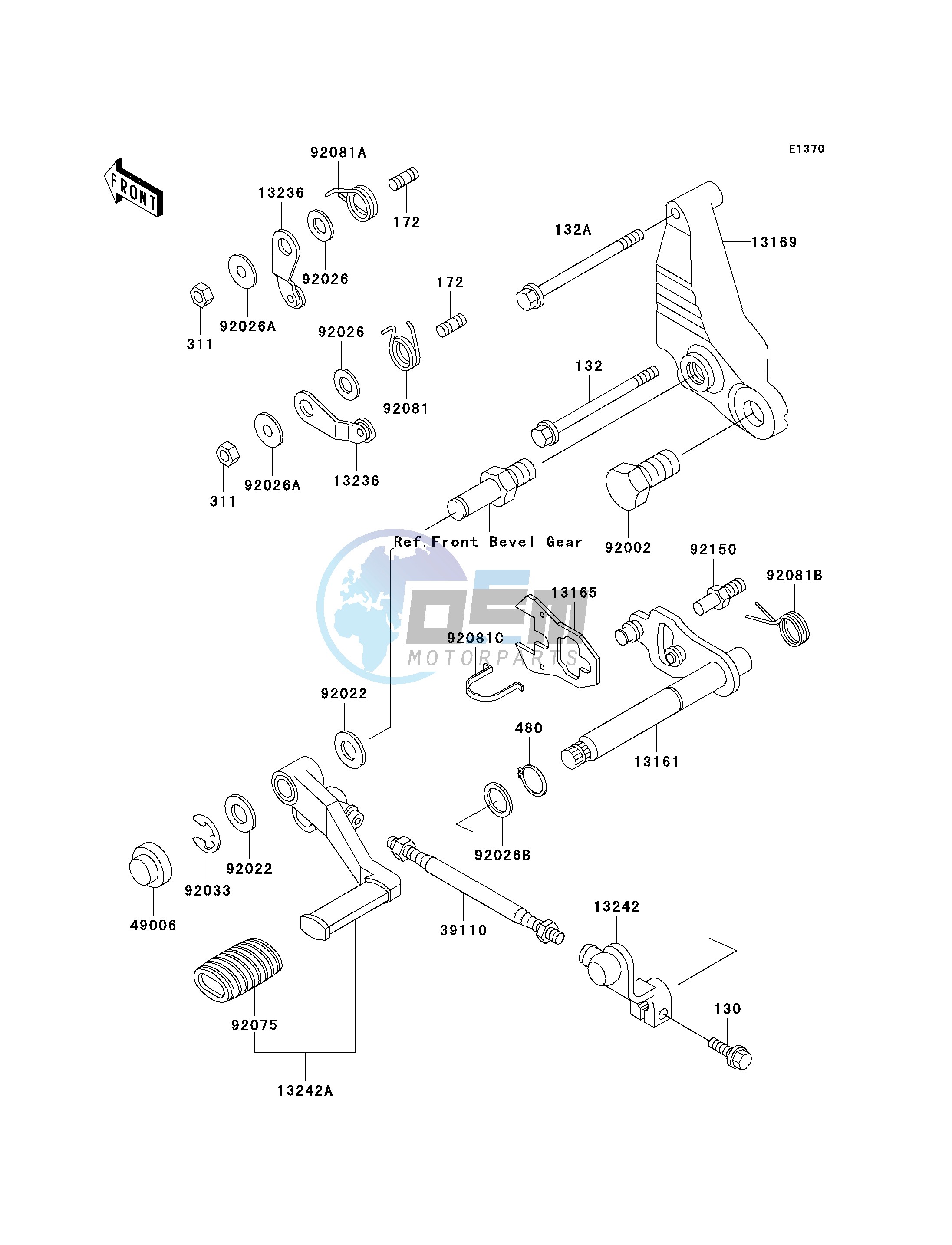 GEAR CHANGE MECHANISM