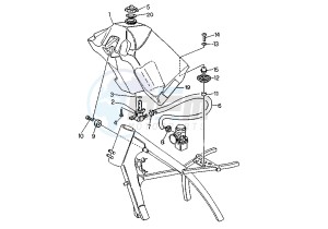 SUPERCITY 125 drawing FUEL TANK