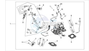 RXV 550 RXV 450-550 STREET LEGAL drawing Throttle body