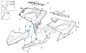 RS 125 E2 - E3 drawing Central body