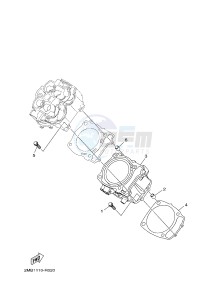 YXE700ES YXE70WPSG WOLVERINE R (BN54) drawing CYLINDER